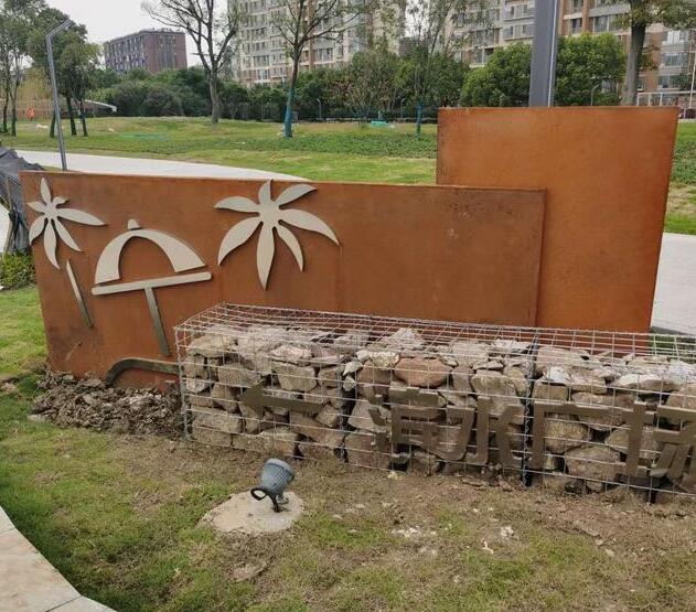 吉阳锈钢板挡土墙
