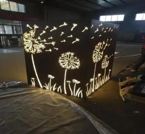 吉阳耐候钢灯箱